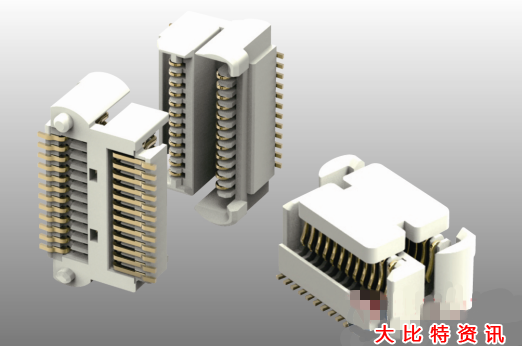 TE推出0.5毫米细间距鸳鸯片式板对板连接器,板对板连接器,连接器,TE