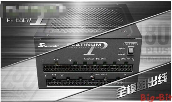白金能效 持久动力搞定旗舰 海韵P660电源_大
