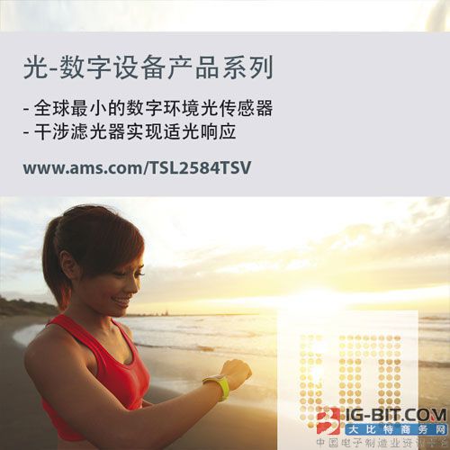ams为可穿戴产品推出全球最小环境光传感器_
