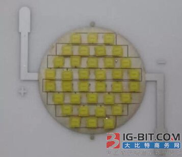 晶科电子高良率、高光效的量产白光芯片模组F