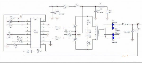 逆变电源中开闭环匝数比的设计讲解_电子变压