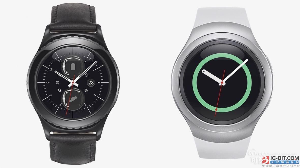 三星Gear S2智能手表英国首发:1743元起_大比