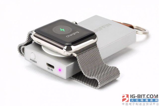 Griffin为苹果手表推出钥匙扣移动电源_大比特