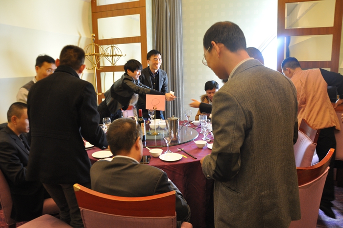 第六届充电桩午餐现场