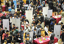 第六届充电桩展示区现场