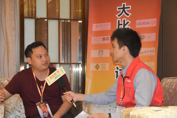 第5届宁波LED会议现场采访图5