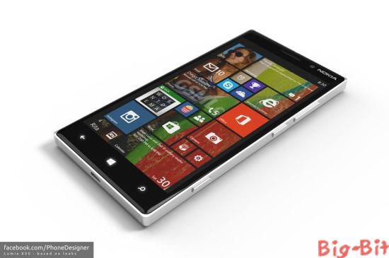 lumia 830渲染图曝光 4.5寸屏 四核处理器